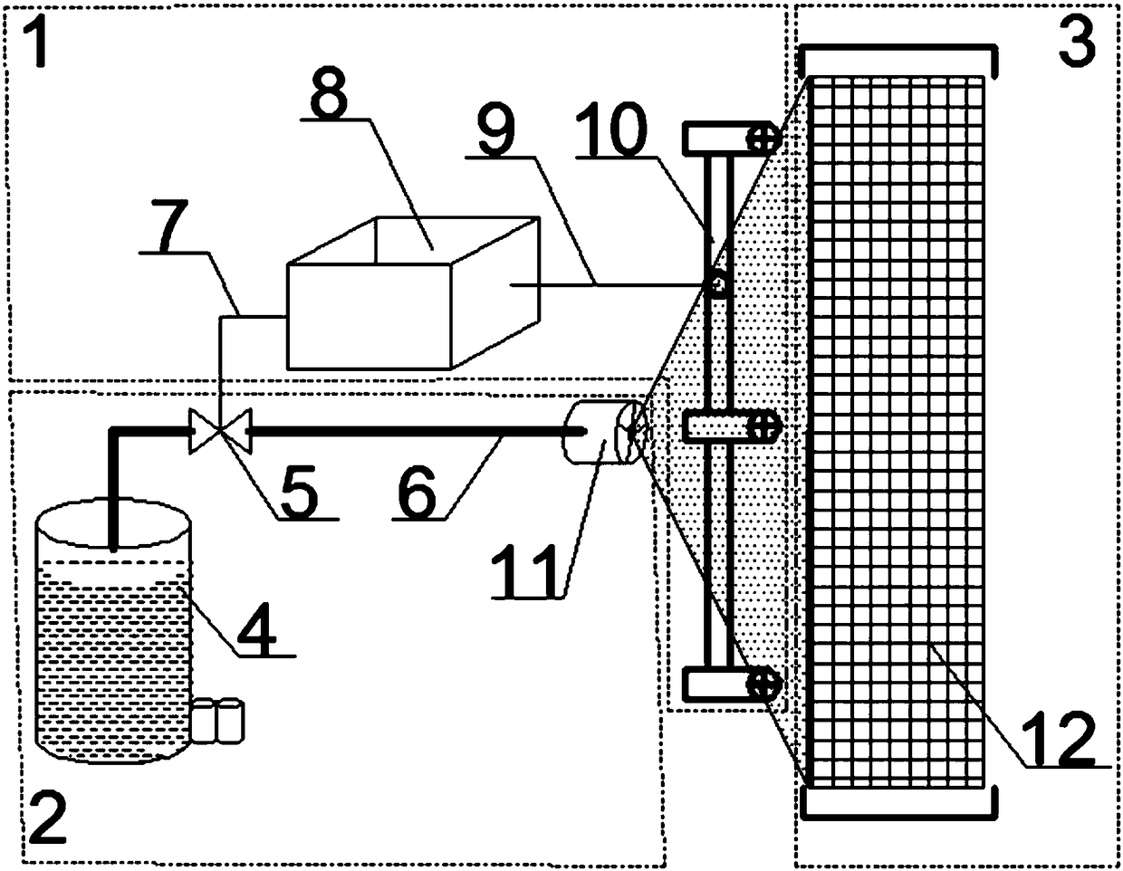 Outdoor unit defrosting device of multi-split air conditioner system