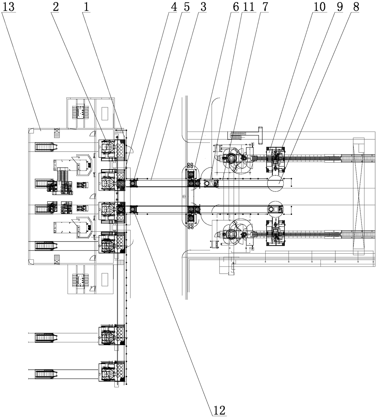 Transfer system of molten iron