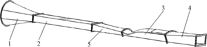 Supersonic velocity axisymmetrical boundary layer wind tunnel