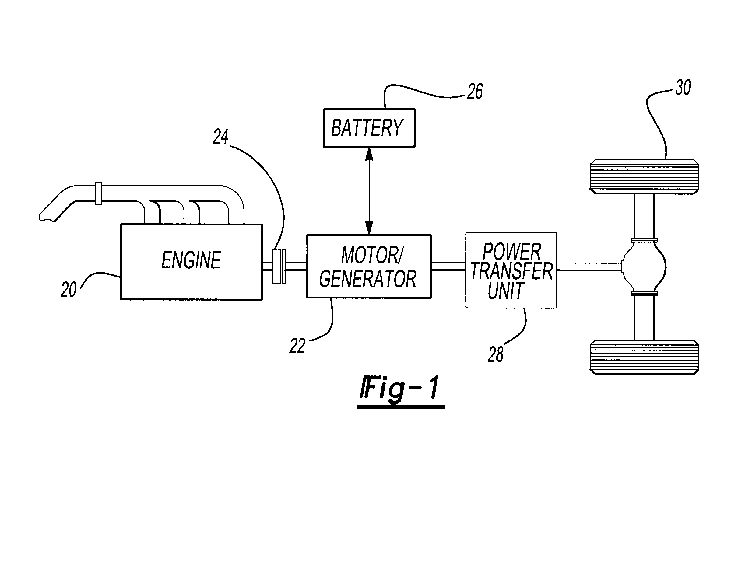 Control system and method for a parallel hybrid electric vehicle