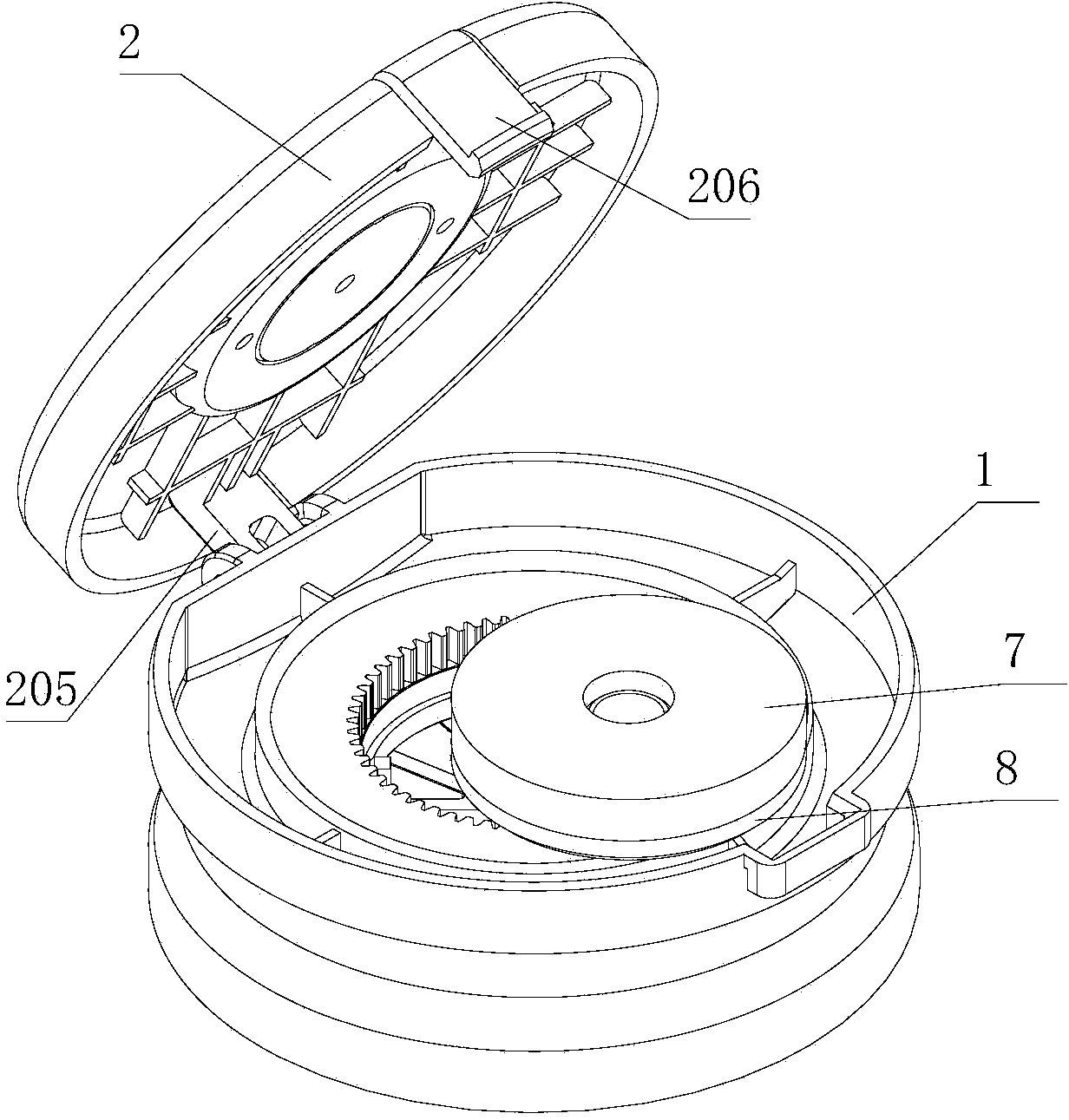 Fiber end face grinder