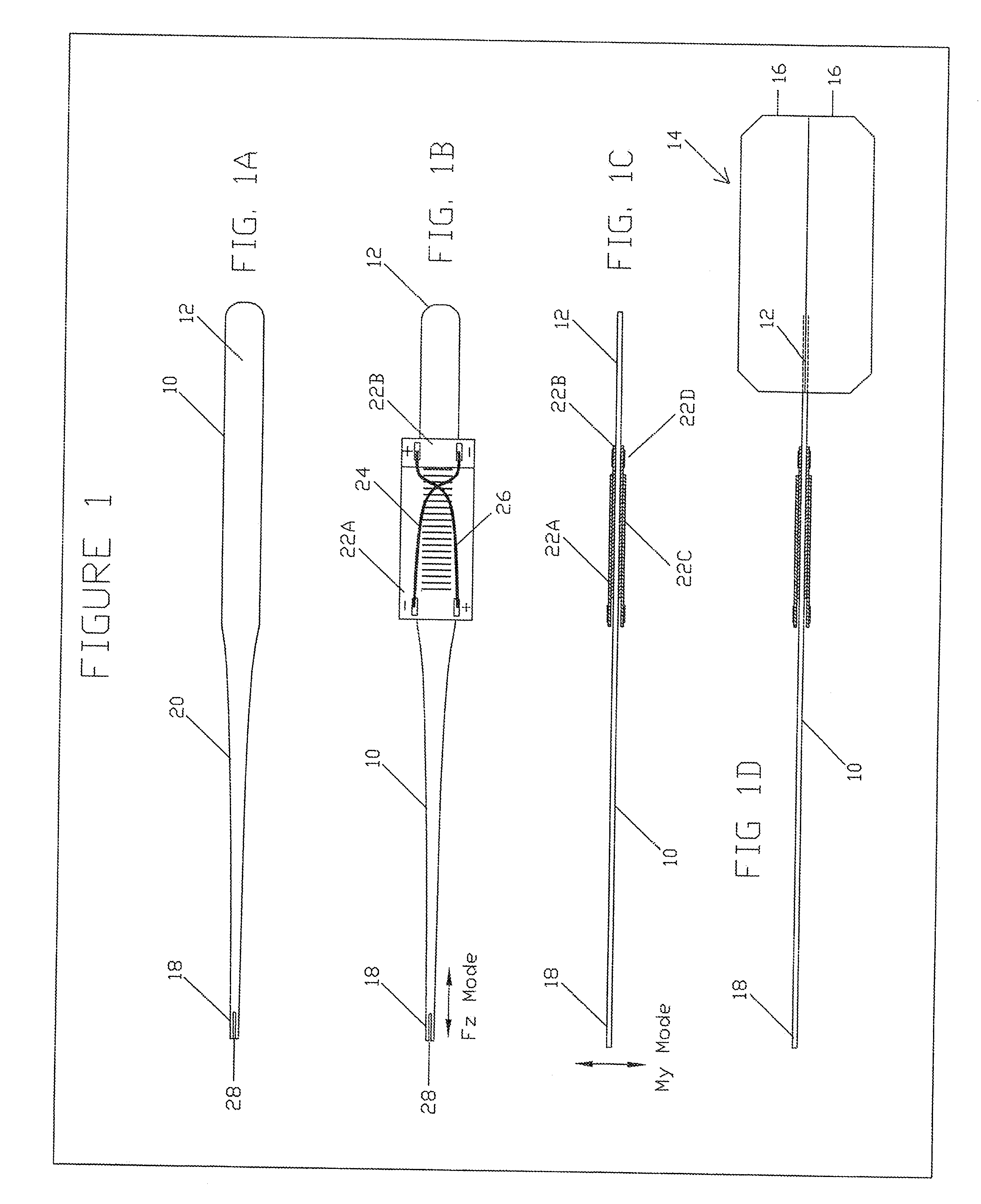 Surgical device for the removal of tissue employing a vibrating beam with cold plasma sterilization