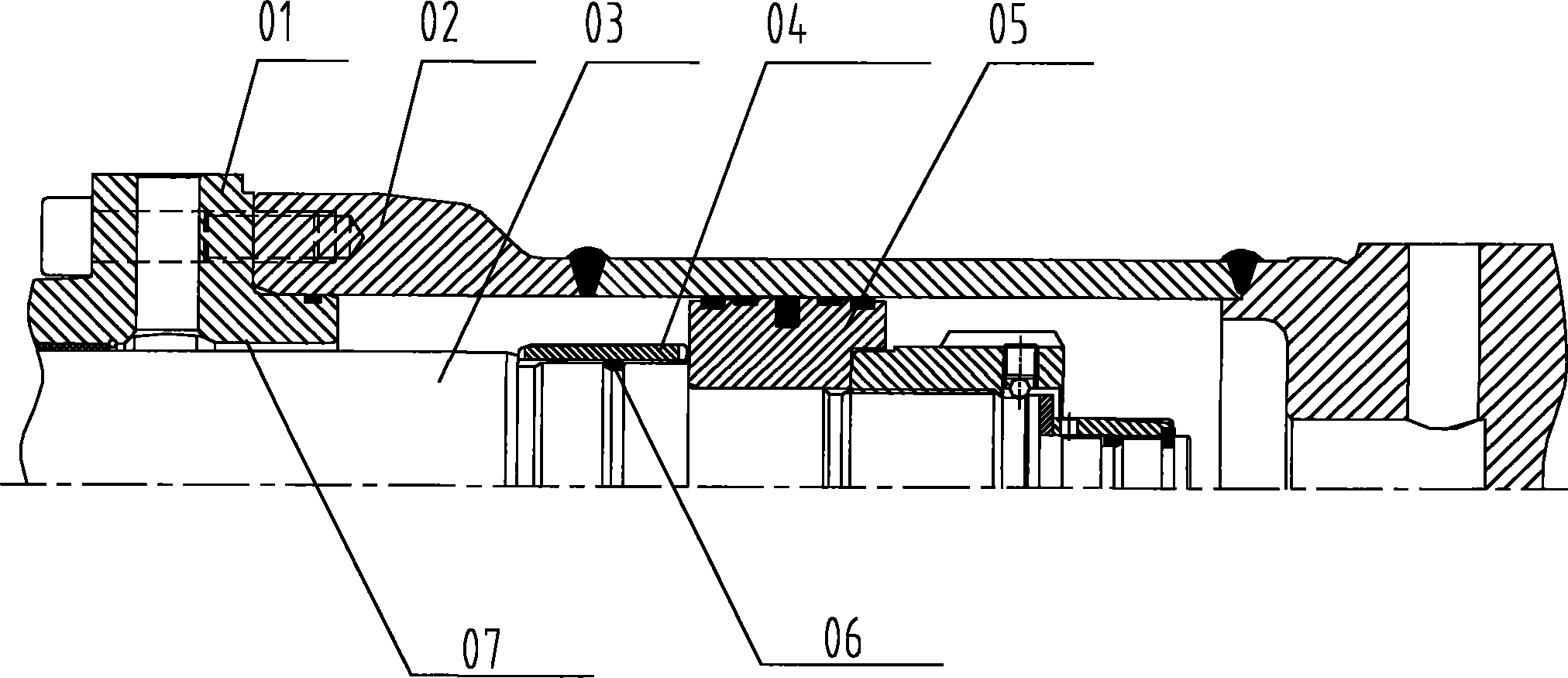 Hydraulic cylinder and relative device thereof, hydraulic buffer system, excavator and concrete pump truck