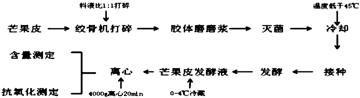 Dairy-based snack rich in mango peel dietary fibers and preparation method of dairy-based snack