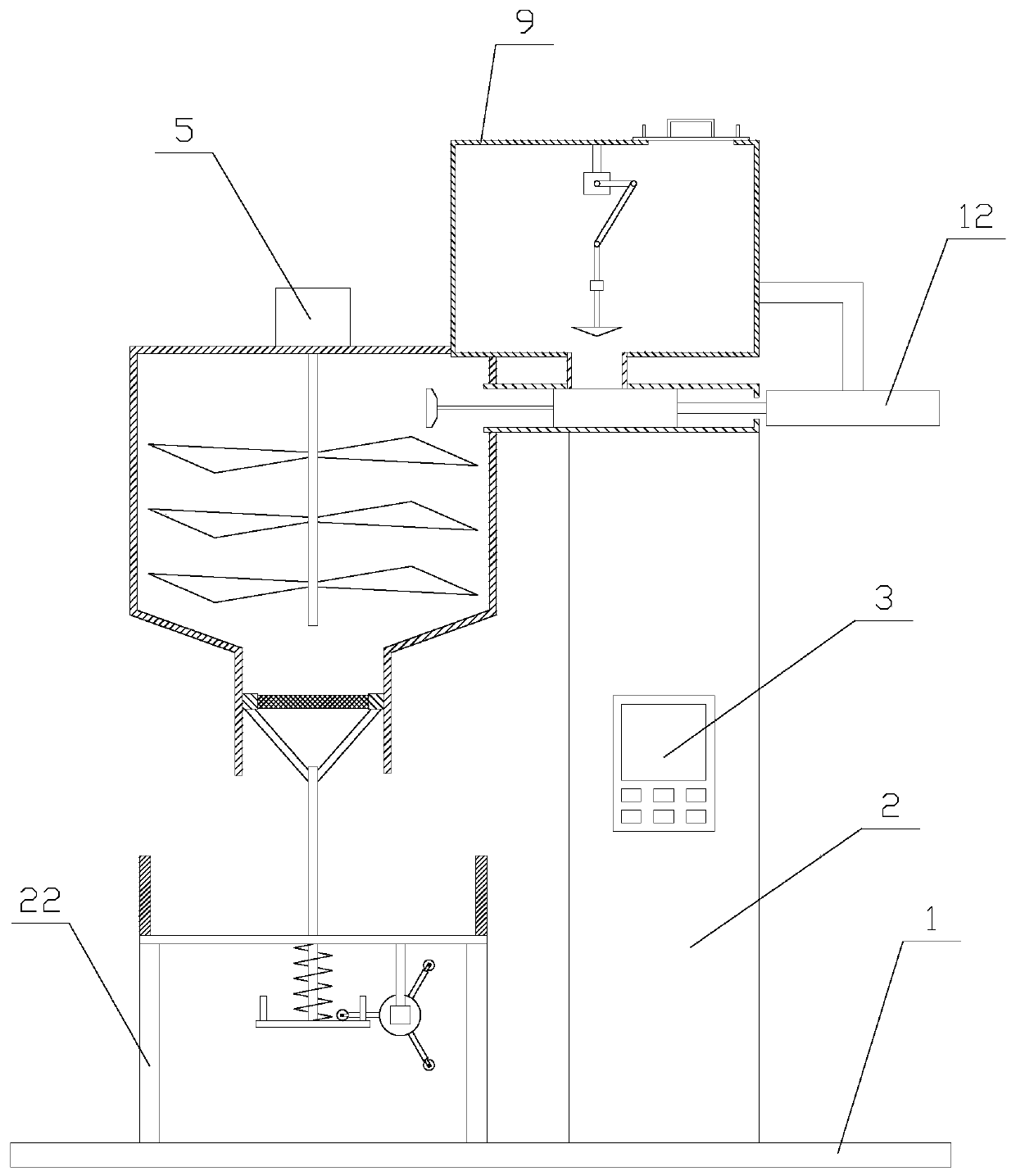 Chopper mixer with uniform feeding for processing meat products