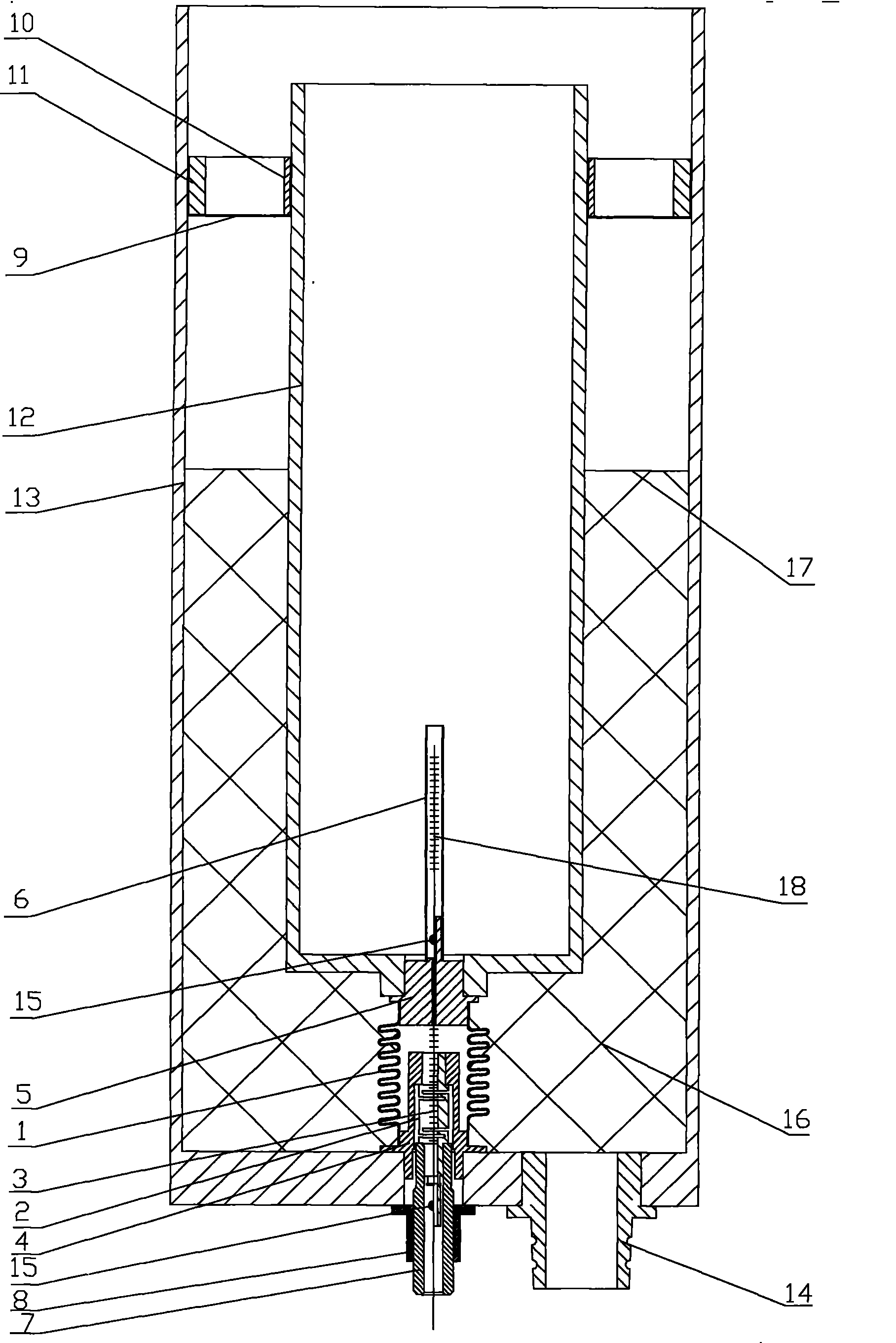 Optical fiber grating static water level