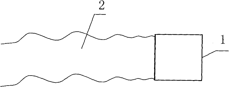 Internal liner of drainage pipe or dirt discharge pipe for operation with water and construction method thereof for operation with water