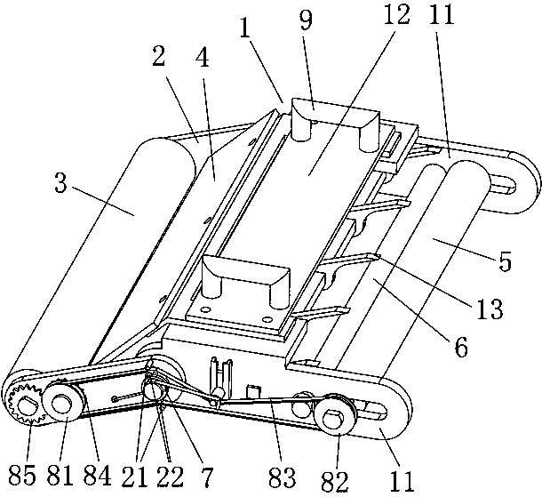 A device for pasting wallpaper