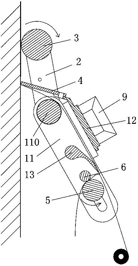 A device for pasting wallpaper