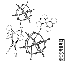 Preparation method and application of Pd complex-phosphomolybdic acid one-component dual-active-center catalyst