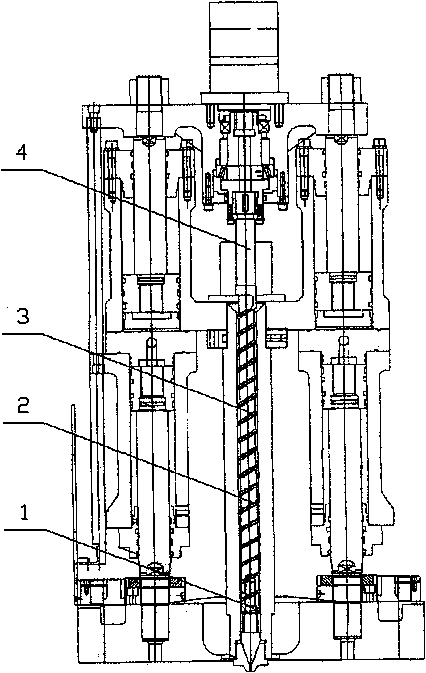 Method for producing toothbrush handle by injection molding for twice