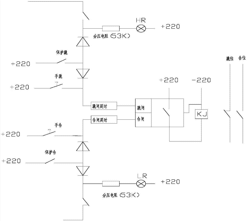 A circuit breaker simulation device used to replace real high-voltage circuit breakers in protection tests