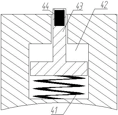 Novel electric brush device with touching kept based on centrifugal force