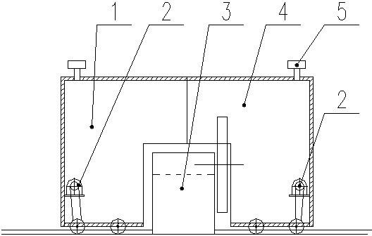 Separated movable sound insulation house