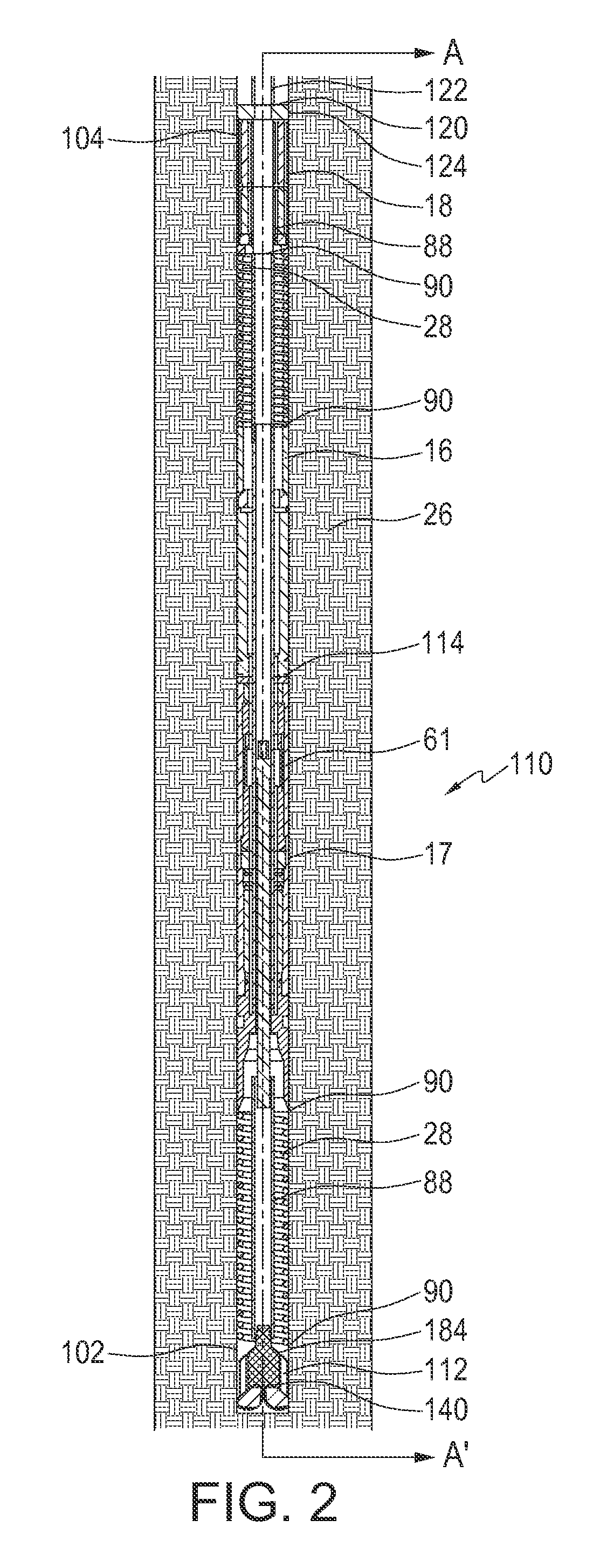 In-situ rock testing tool