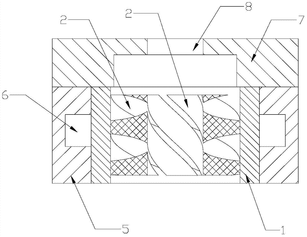 A magnetizing fixture for multi-pole magnetization on the outer surface of a ring magnet