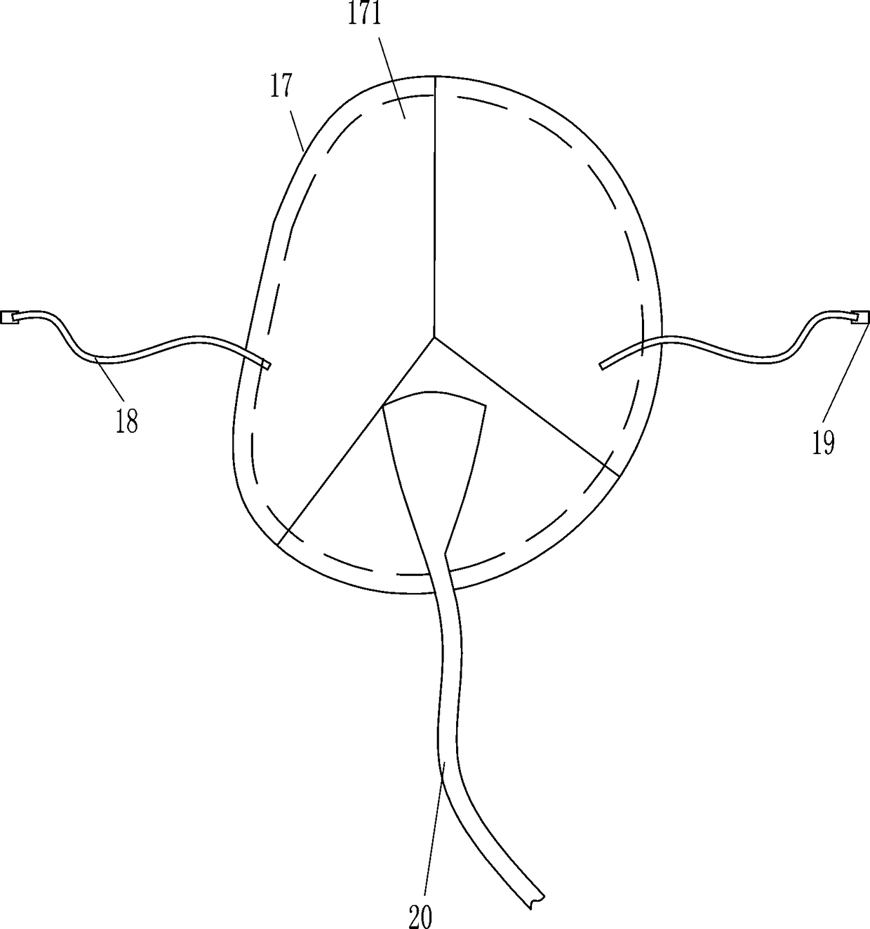 Ophthalmic surgery auxiliary head cushion