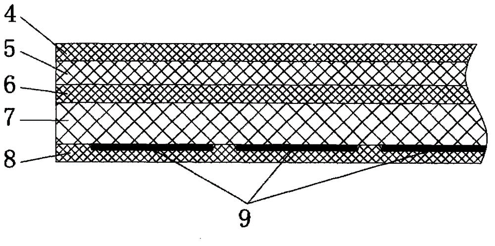 Carbon crystal heating wall heating product and production process thereof