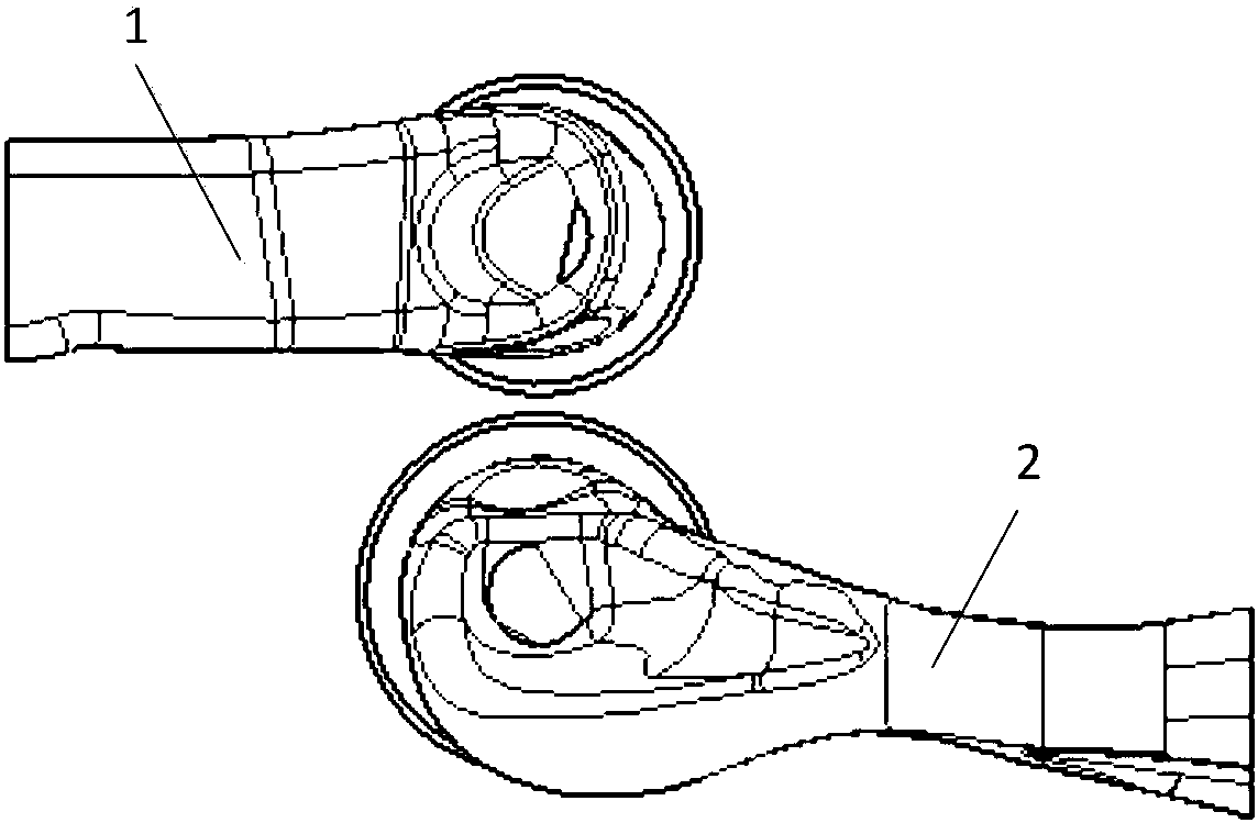 Air channel of engine cylinder cover