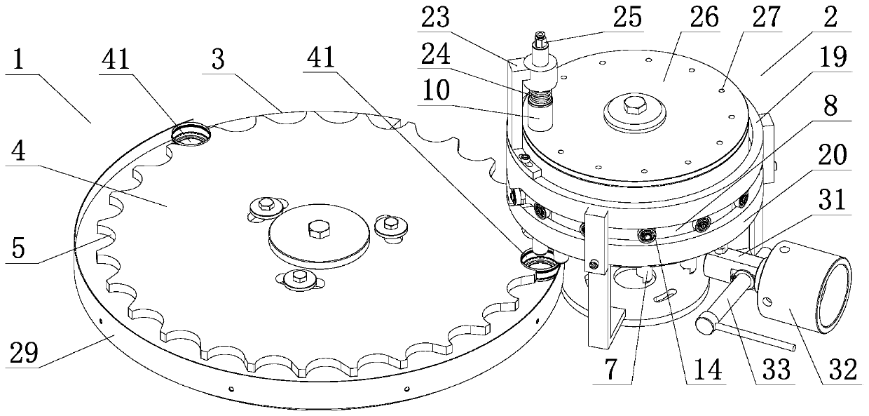 Glue scraping and discharging device and method for unscrewing cover