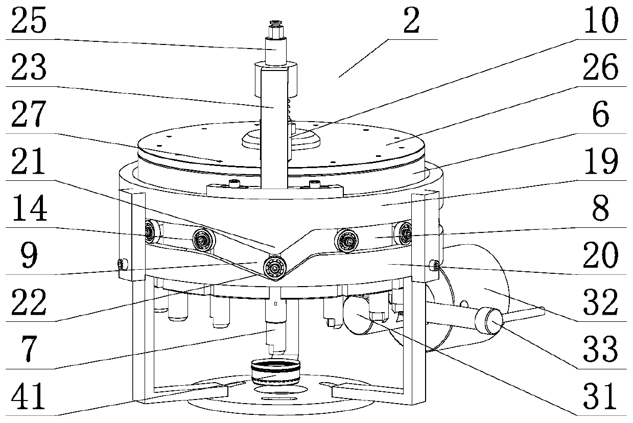 Glue scraping and discharging device and method for unscrewing cover