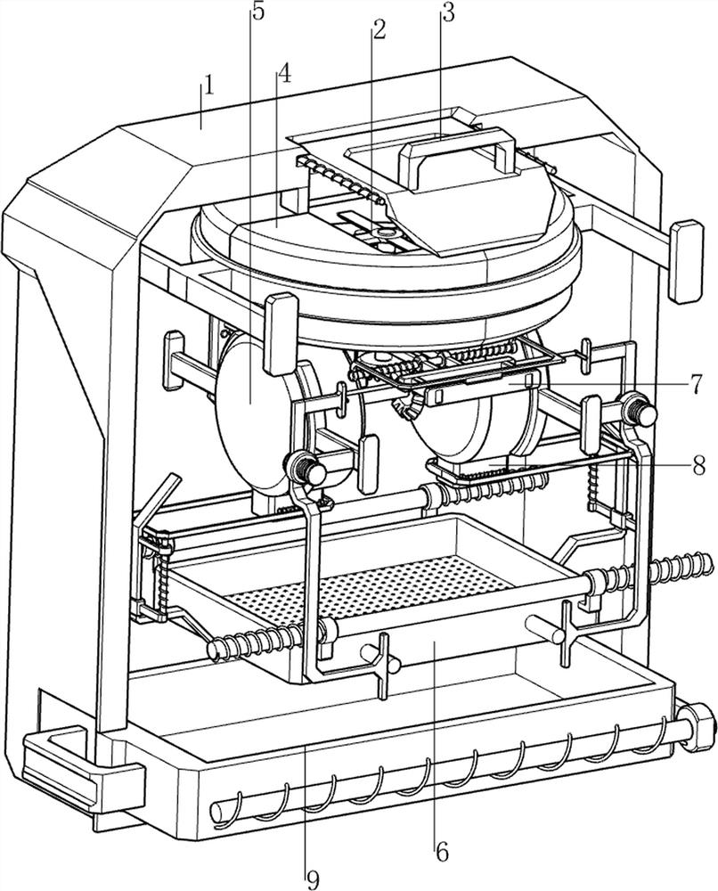 Healing promoting gypsum powder refining device for orthopedics department