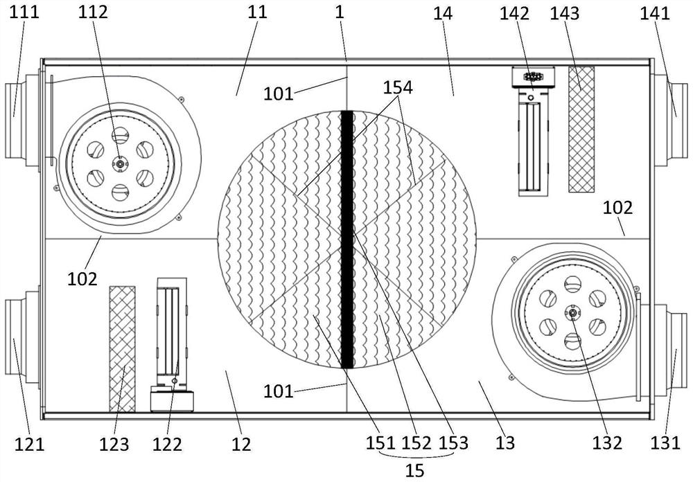 Humidity control method of fresh air system