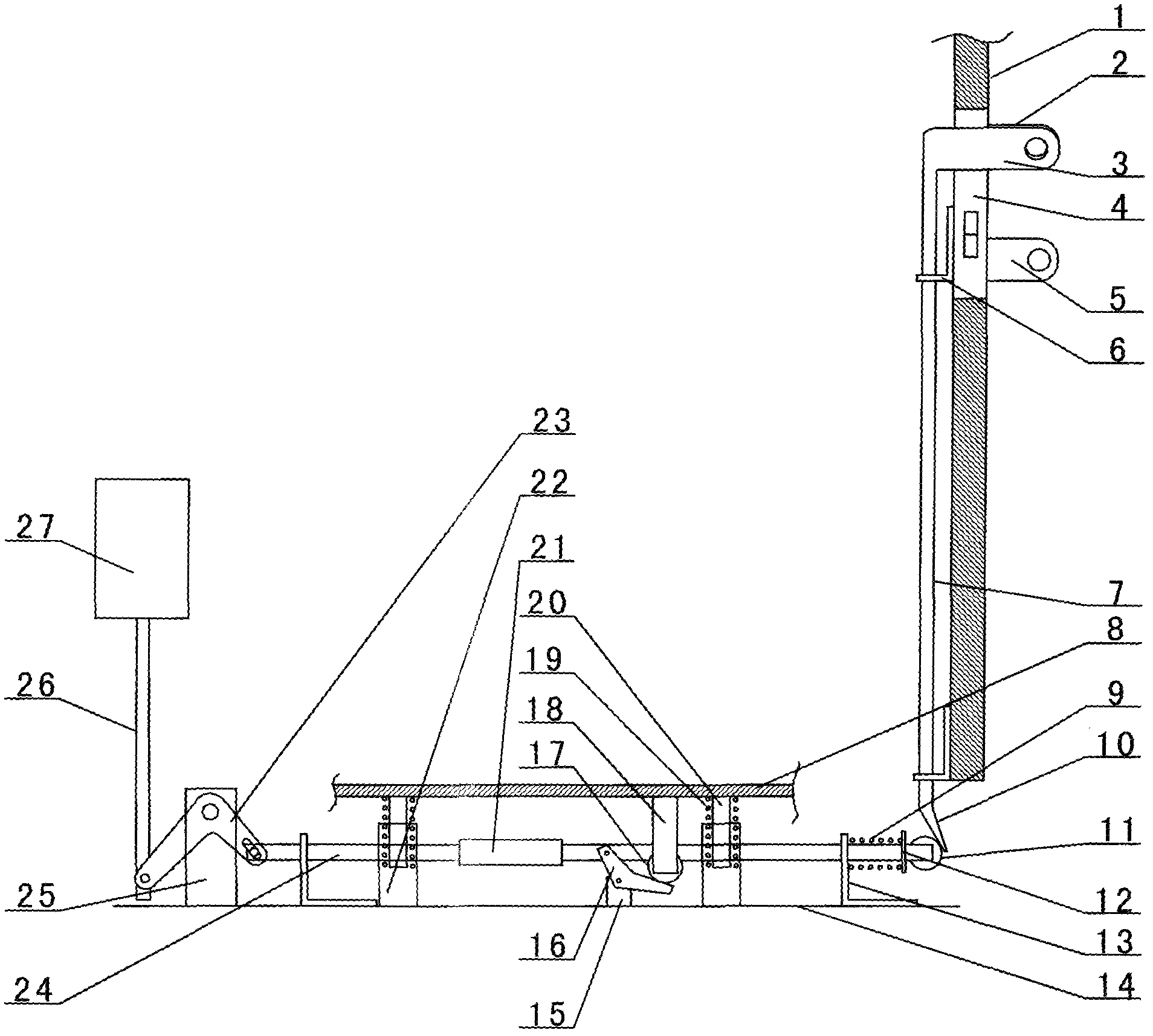 Back door interlock of high voltage switchgear