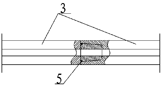 High/low-pressure sealed drill stem for hydraulic punching