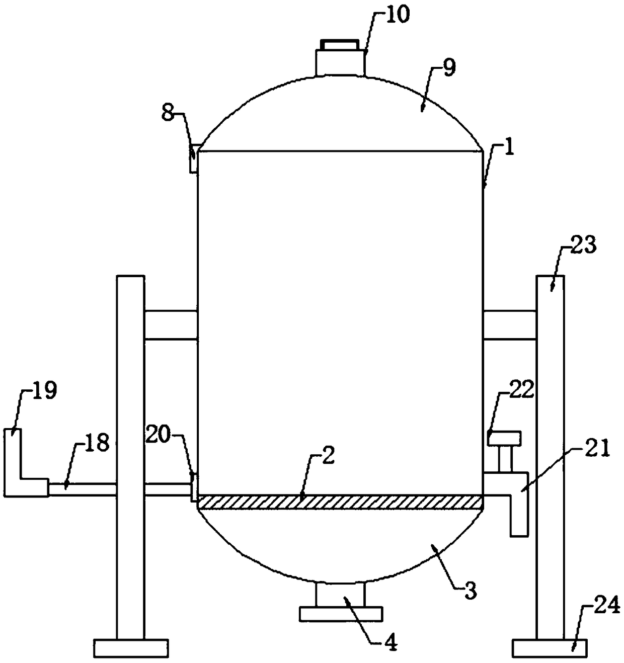 Convenient-to-clean mechanical automation stirring device