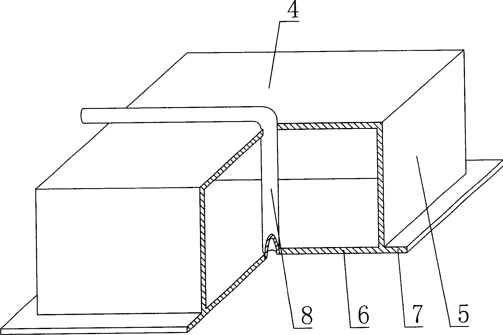 Cast-in-place concrete hollow plate