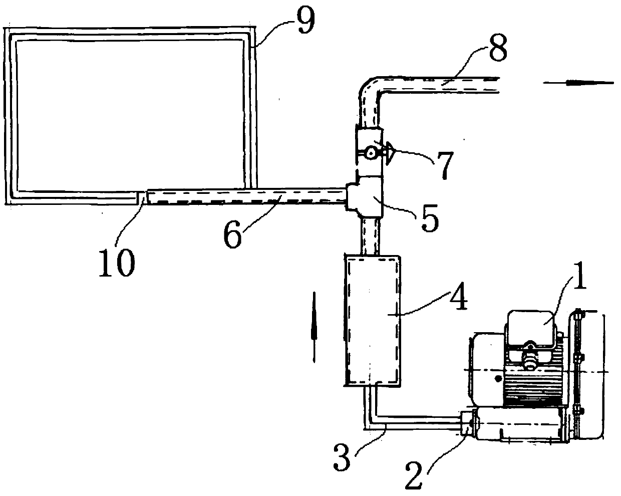 A blowing and paper pressing mechanism for a glazing machine