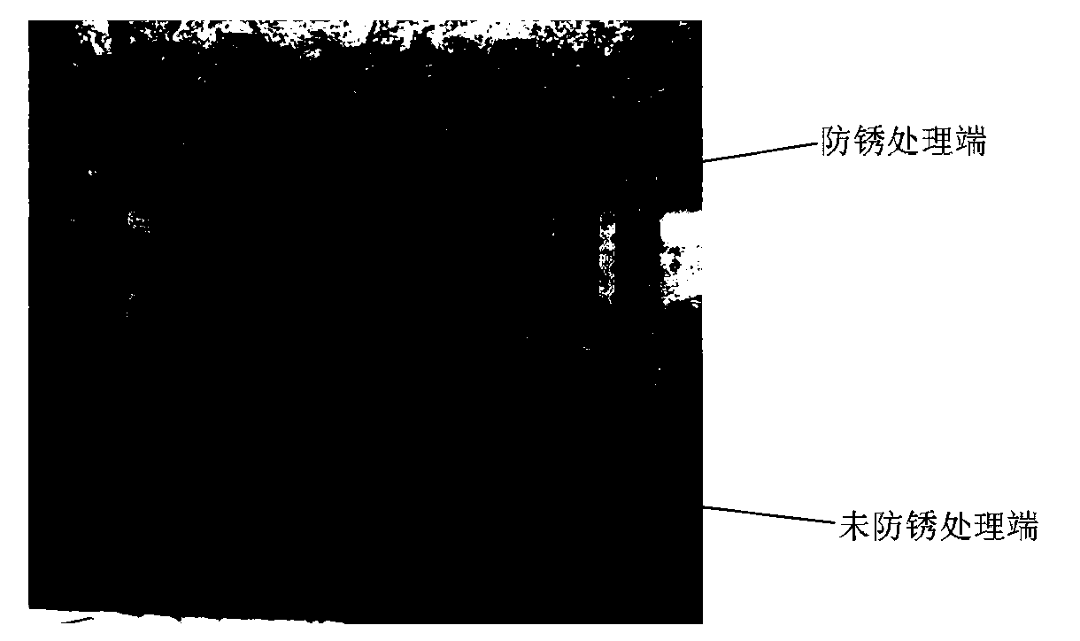 Water-based rust preventer and preparation method and application thereof