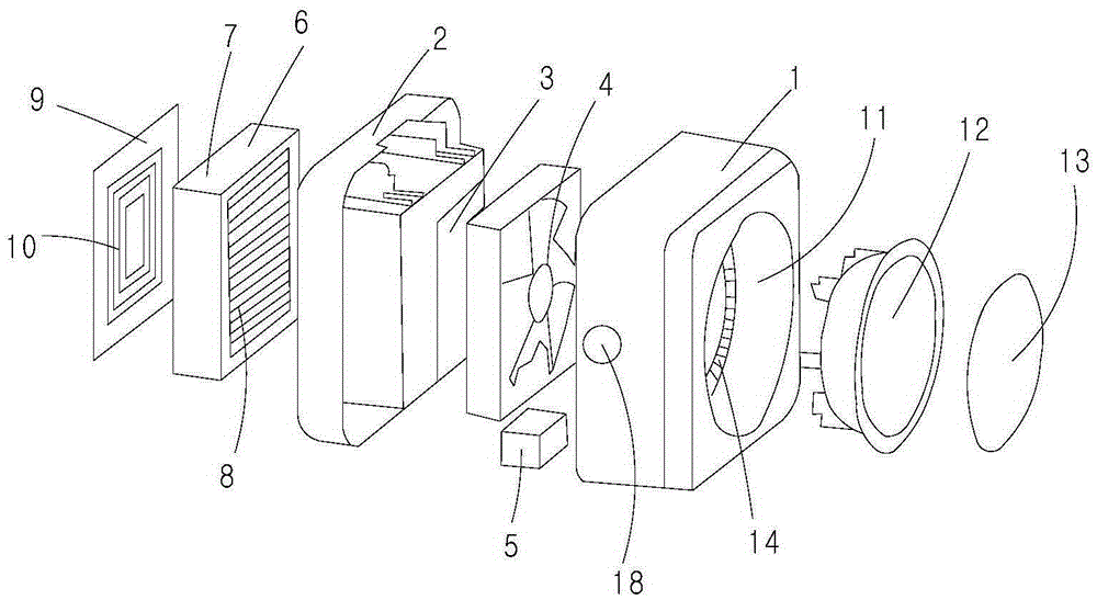 Air purifier with music player