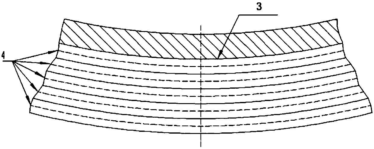 Device for enhancing shell strength during heat exchanger tube head pressure withstanding test and pressure testing method