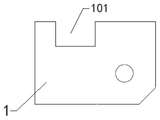 Failure-to-open type disconnecting switch static contact