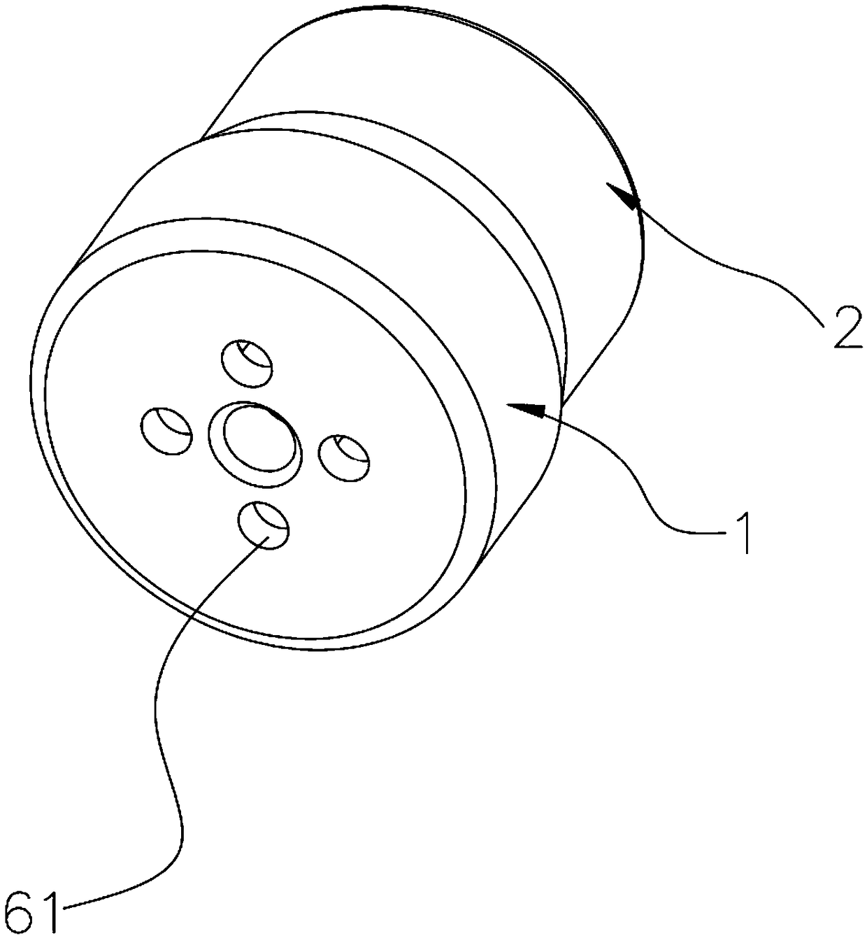 Silencing improved control valve for oil pump