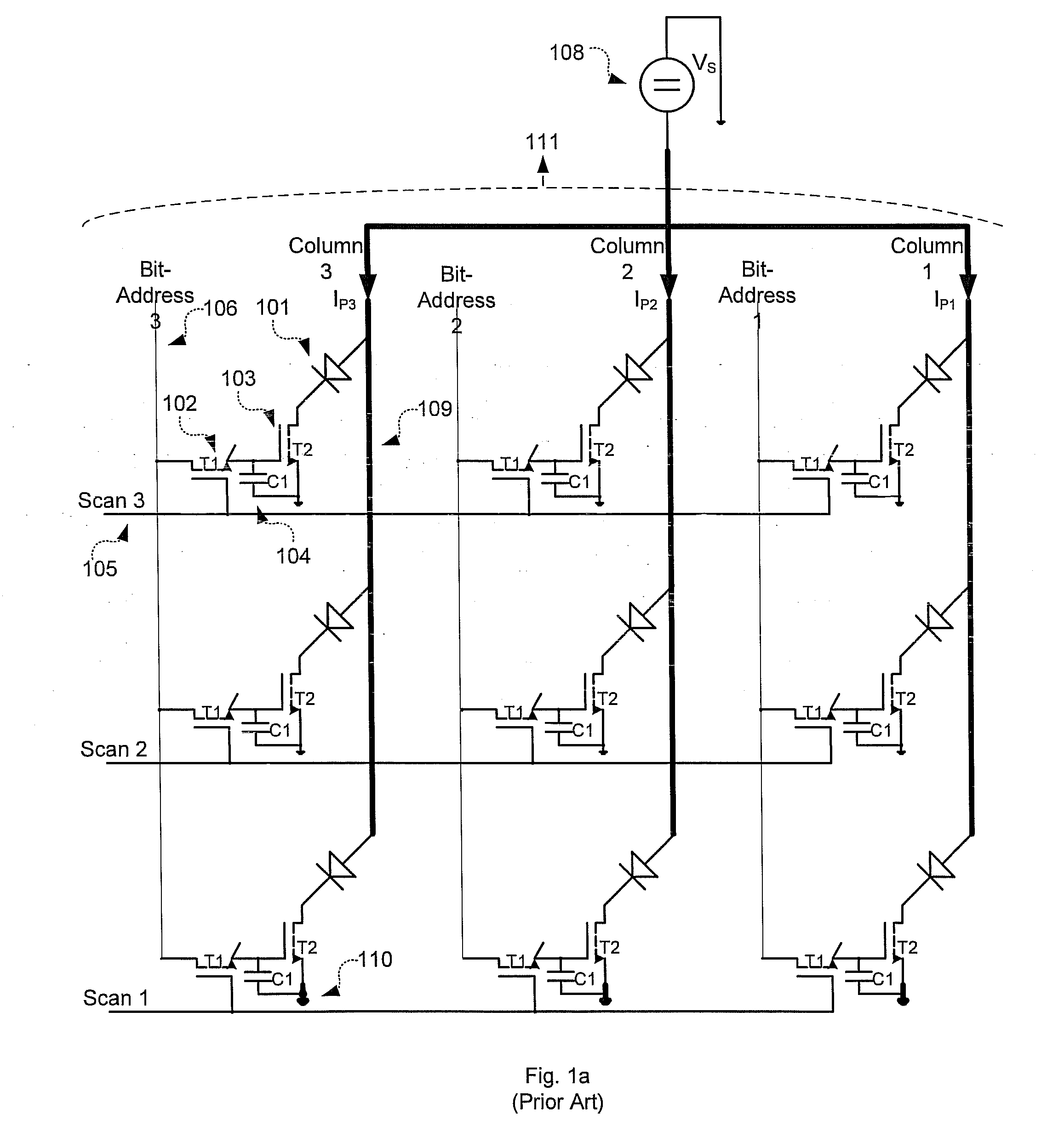 Active matrix organic light-emitting diode display and method for driving the same