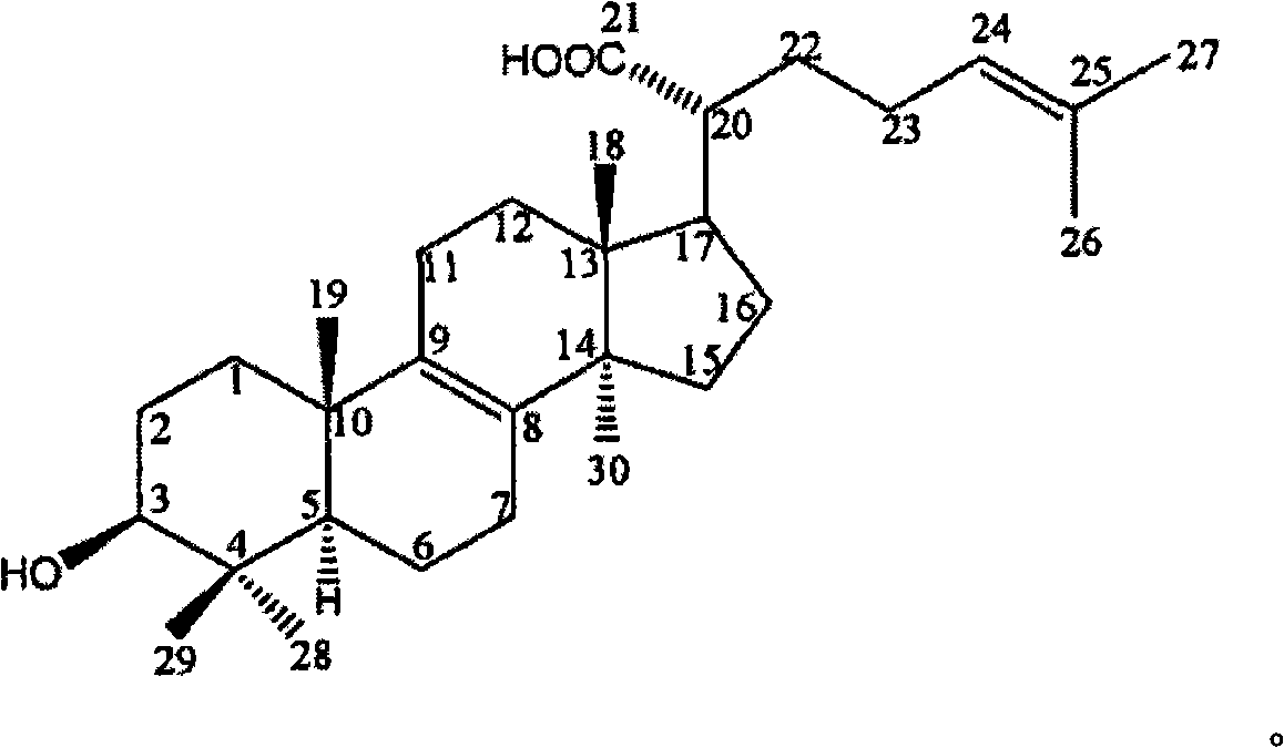 New application of basidiomycetes or extract thereof (3-trametenloic acid B)