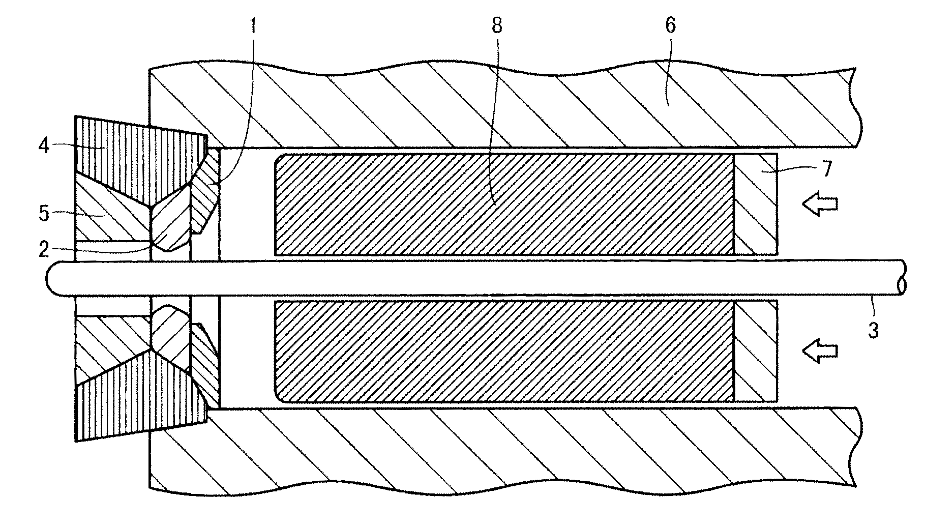 Process for producing high-alloy seamless tube