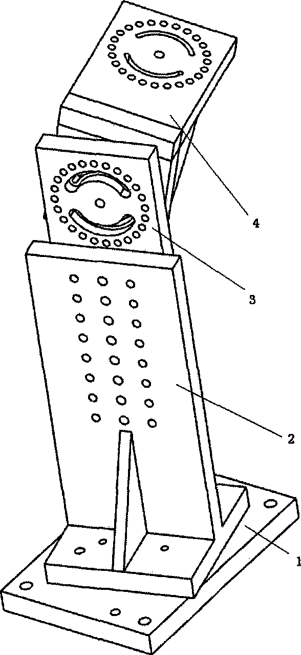 Detection adjusting apparatus and method for thin slab assembly