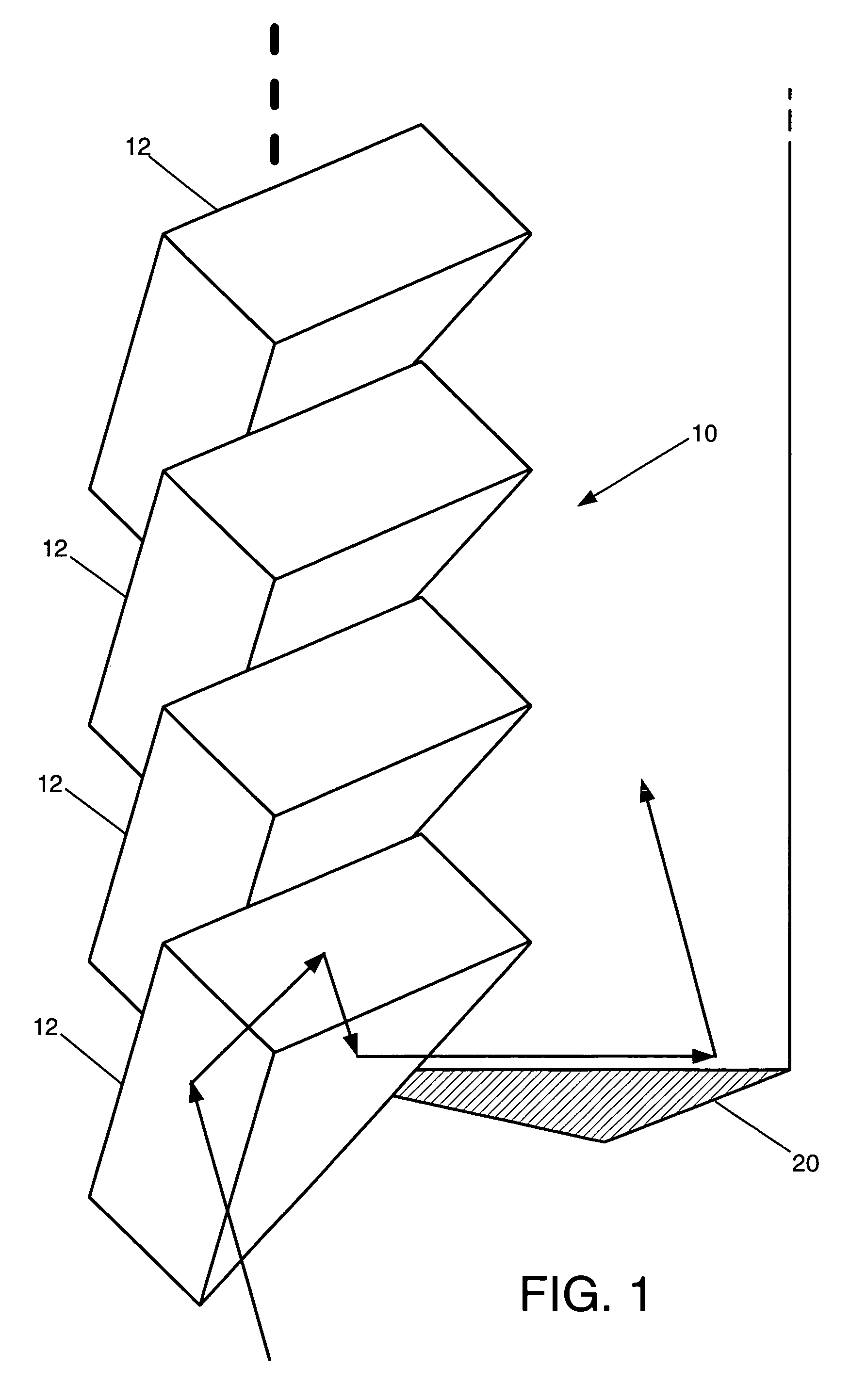 Laser diode bar beam reformatting prism array