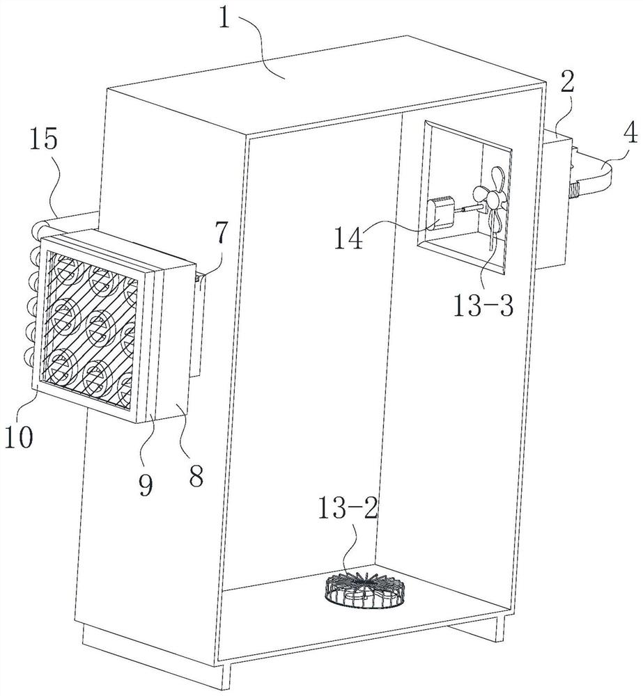 Electric power cabinet with good heat dissipation performance