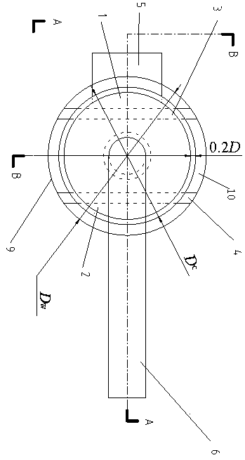 Shaft type pump device with annular water inlet groove