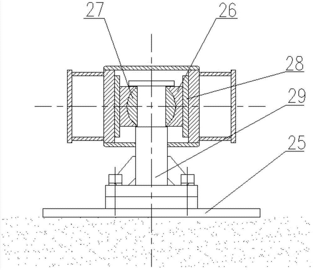 Single-drive-point joint turnout