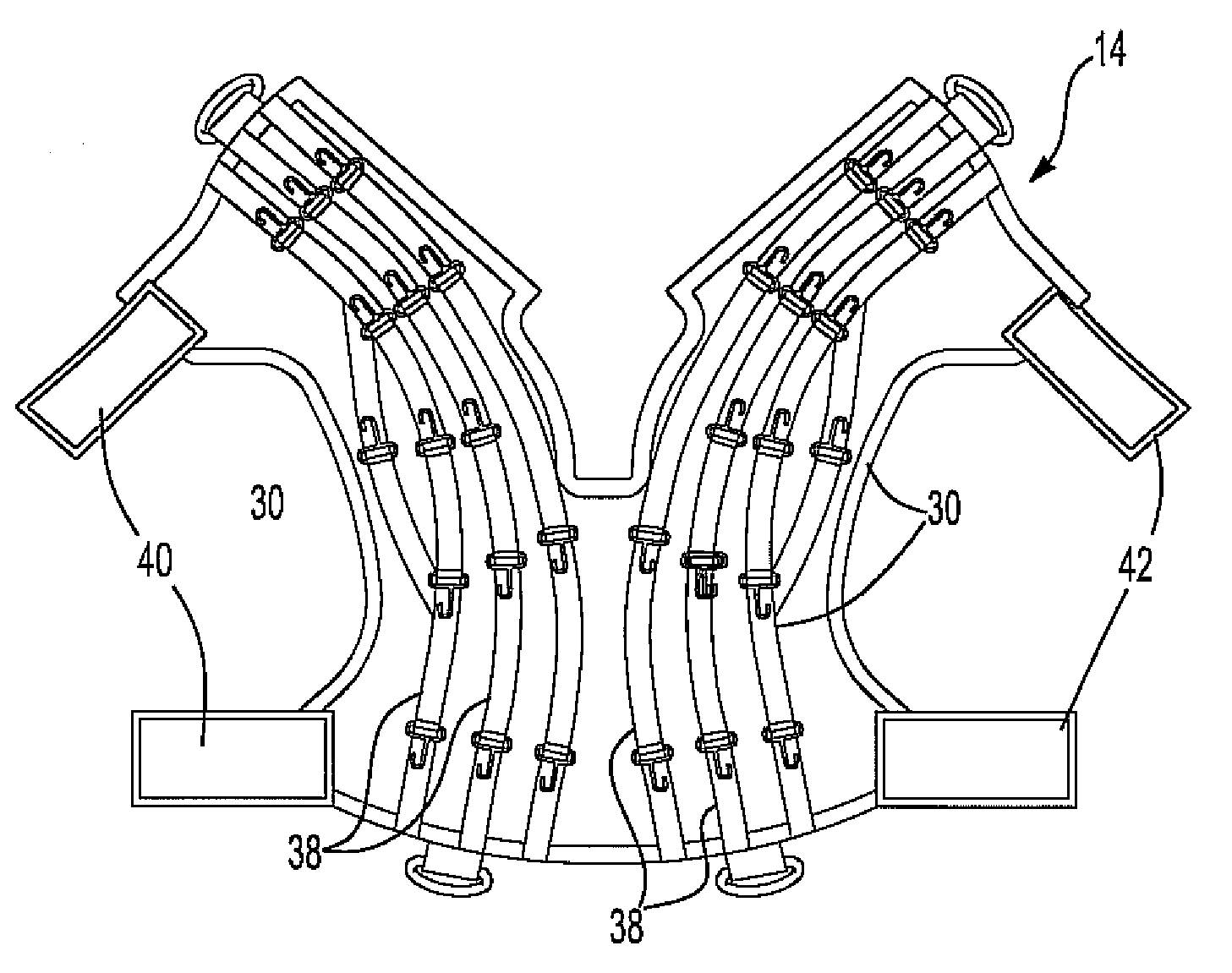 Neurological motor therapy suit