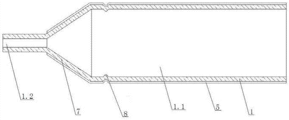 Rear air inlet type heat-conducting smoking device