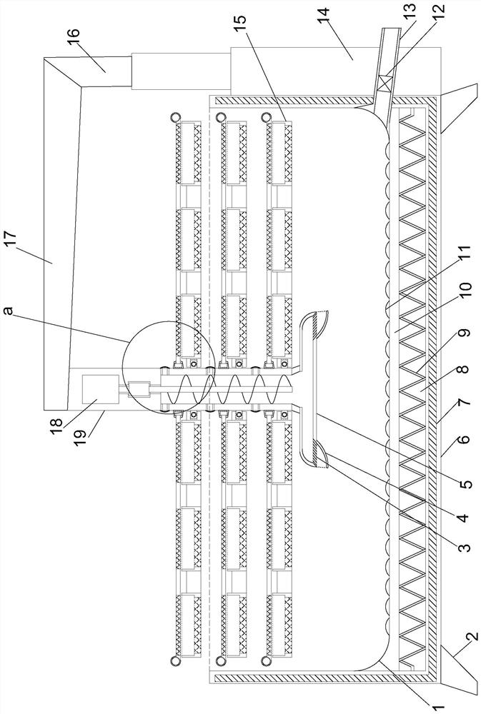 Combined type instant noodle oil-noodle separating device