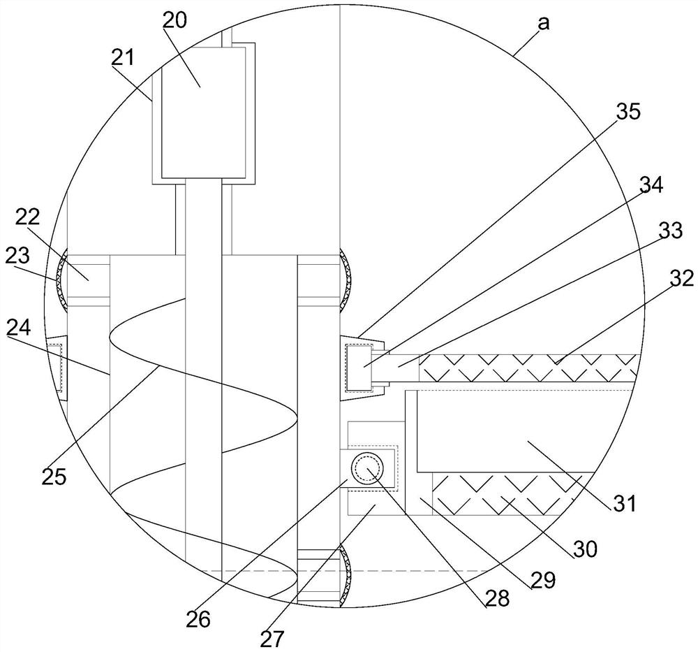 Combined type instant noodle oil-noodle separating device