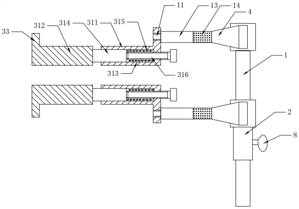 Distraction reduction device for anterior cervical surgery and use method thereof